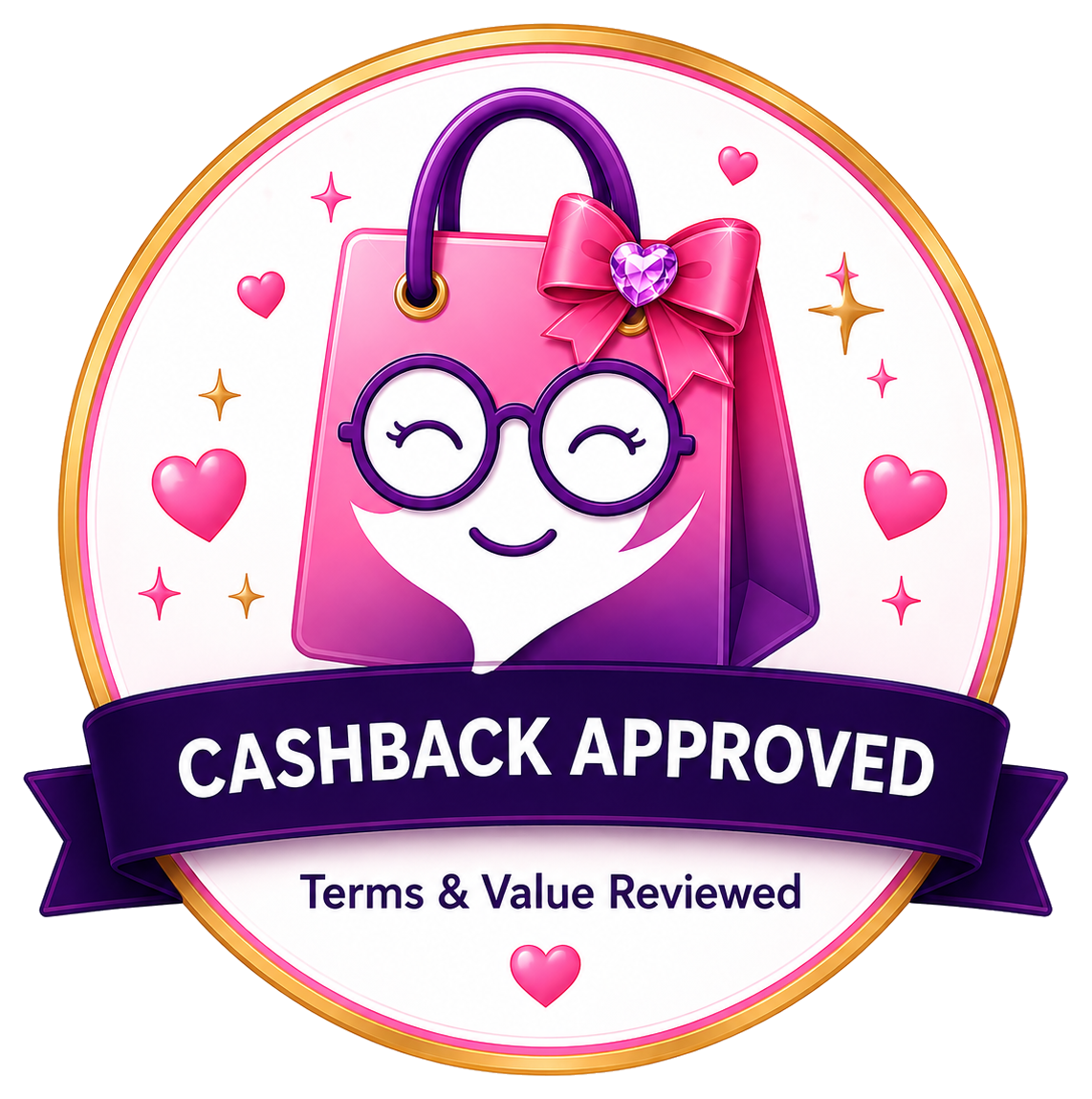Cashback Approved badge